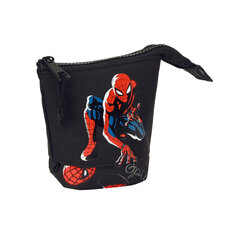 Penāls Spiderman Hero Melns (8 x 19 x 6 cm) cena un informācija | Penāļi | 220.lv