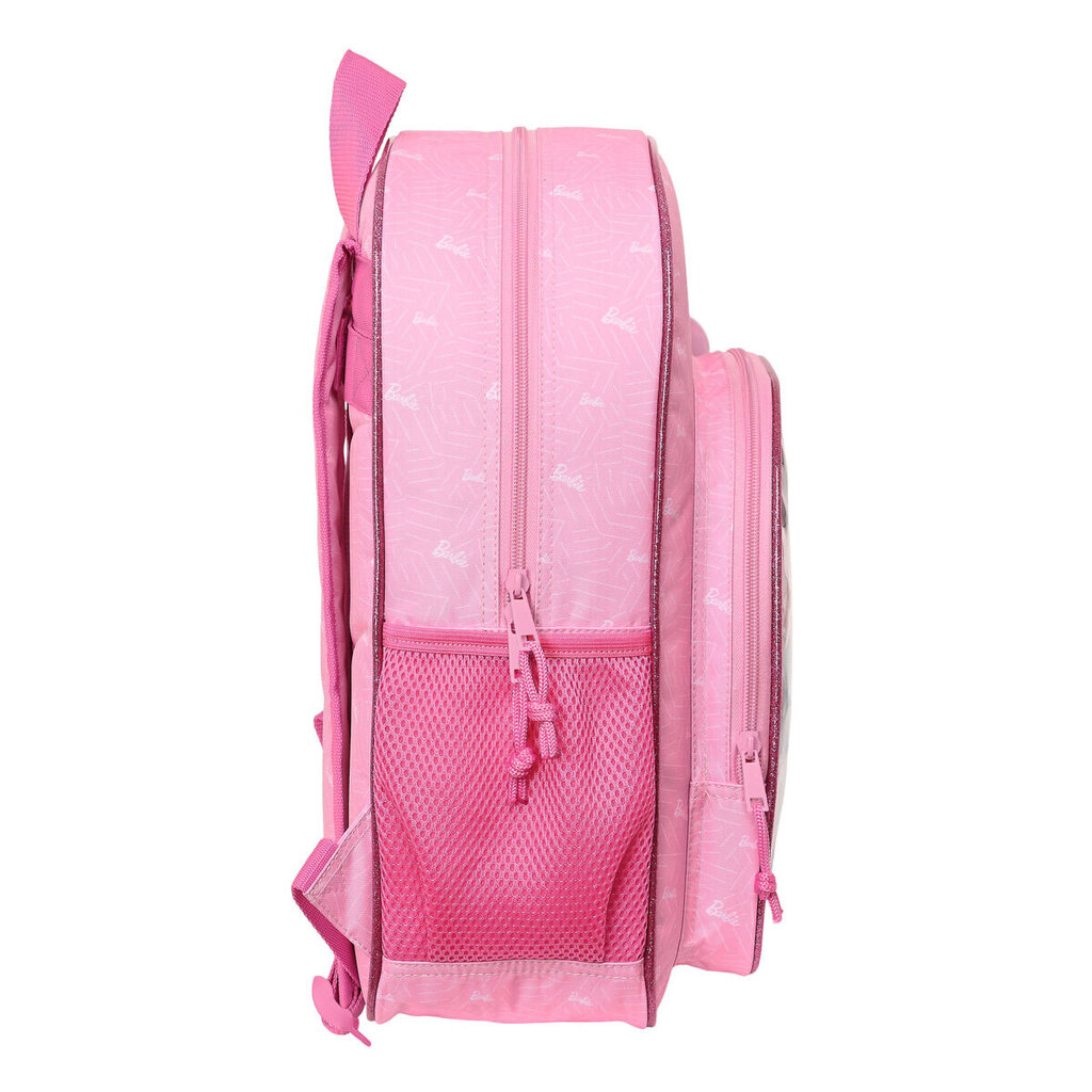 Skolas soma Barbie Girl Rozā (32 x 38 x 12 cm) cena un informācija | Skolas somas | 220.lv