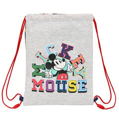Сумка-рюкзак на веревках Mickey Mouse Clubhouse Only one, тёмно синий, 26 x 34 x 1 см цена и информация | Школьные рюкзаки, спортивные сумки | 220.lv