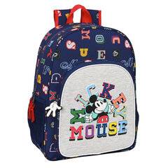 Skolas soma Mickey Mouse Clubhouse Only one Tumši Zils (33 x 42 x 14 cm) цена и информация | Школьные рюкзаки, спортивные сумки | 220.lv