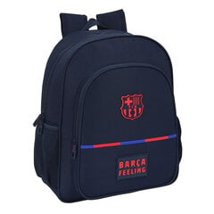 Skolas soma F.C. Barcelona Tumši Zils (32 x 38 x 12 cm) cena un informācija | Skolas somas | 220.lv