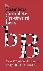 The Chambers Crossword Lists - New Edition: Book New edition cena un informācija | Grāmatas par veselīgu dzīvesveidu un uzturu | 220.lv