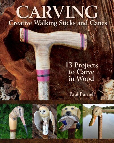 Carving Creative Walking Sticks and Canes: 10 Projects to Carve in Wood цена и информация | Grāmatas par veselīgu dzīvesveidu un uzturu | 220.lv