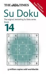 Times Su Doku Book 14: 150 Challenging Puzzles from the Times, Book 14 cena un informācija | Grāmatas par veselīgu dzīvesveidu un uzturu | 220.lv
