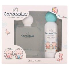 Komplekts Luxana Canastilla bērniem: tualetes ūdens EDT, 100 ml + šķidrās ziepes, 150 ml цена и информация | Духи для детей | 220.lv