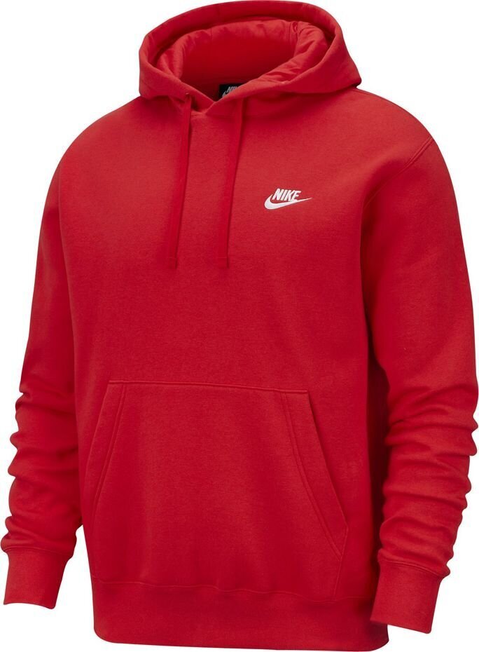 Džemperis vīriešiem Nike NSW Club Fleece M BV2654-657, sarkans cena un informācija | Sporta apģērbs vīriešiem | 220.lv