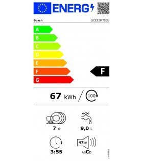 Bosch SCE52M75EU цена и информация | Trauku mazgājamās mašīnas | 220.lv