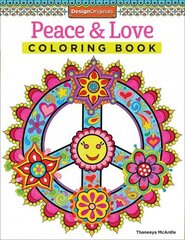 Peace & Love Coloring Book цена и информация | Книги о питании и здоровом образе жизни | 220.lv