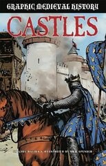 Graphic Medieval History: Castles cena un informācija | Grāmatas pusaudžiem un jauniešiem | 220.lv
