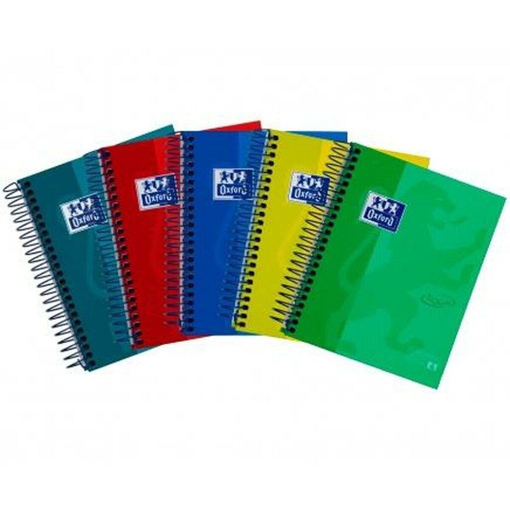Notebook Set Oxford European Book 4 Daudzkrāsains 120 Loksnes 5 gb. цена и информация | Burtnīcas un papīra preces | 220.lv