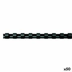 Спирали Fellowes 50 штук Связывание Чёрный 45 mm PVC цена и информация | Канцелярия | 220.lv
