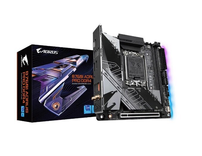 Gigabyte B760I Aorus Pro DDR4 cena un informācija | Mātesplates | 220.lv