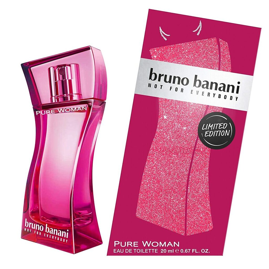 Tualetes ūdens sievietēm EDT Bruno Banani Pure Woman (20 ml) цена и информация | Sieviešu smaržas | 220.lv