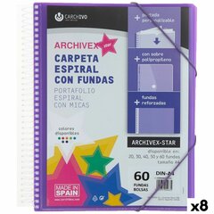 Organizatora Mape Carchivo Archivex-Star 60 Pārvalki A4 8 gb. Spirāle cena un informācija | Kancelejas preces | 220.lv