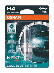 OSRAM COOL BLUE INTENSE Next Generation H4 60/55W 12V цена и информация | Автомобильные лампочки | 220.lv
