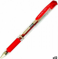 Uni-Ball Šķidrās tintes pildspalva Uni-Ball Signo Broad UM-153 W Sarkans Metāls 0,6 mm 12 gb. cena un informācija | Rakstāmpiederumi | 220.lv