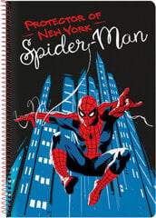 Spiderman Piezīmju Grāmata Melns A4 80 Loksnes cena un informācija | Burtnīcas un papīra preces | 220.lv