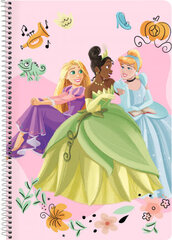 Princesses Disney Piezīmju Grāmata A4 80 Loksnes cena un informācija | Burtnīcas un papīra preces | 220.lv