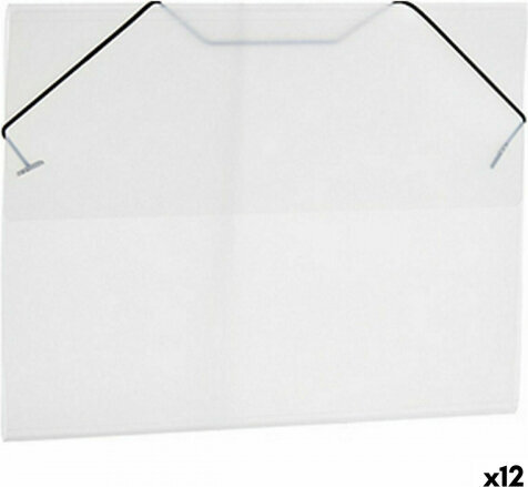 Pincello Mape Melns Caurspīdīgs A4 (26 x 1 x 35,5 cm) (12 gb.) cena un informācija | Kancelejas preces | 220.lv