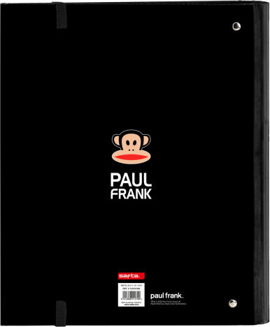 Paul Frank Gredzenveida stiprinājums Melns (27 x 32 x 3.5 cm) cena un informācija | Kancelejas preces | 220.lv