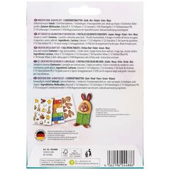 Краски для пасхальных яиц, 5 цветов и украшения цена и информация | Принадлежности для рисования, лепки | 220.lv