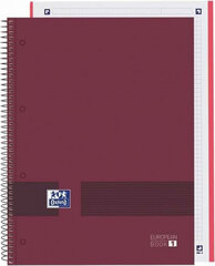 Oxford Piezīmju klade Oxford European Book Write&Erase Bordo A4 80 Loksnes 5 gb. cena un informācija | Burtnīcas un papīra preces | 220.lv