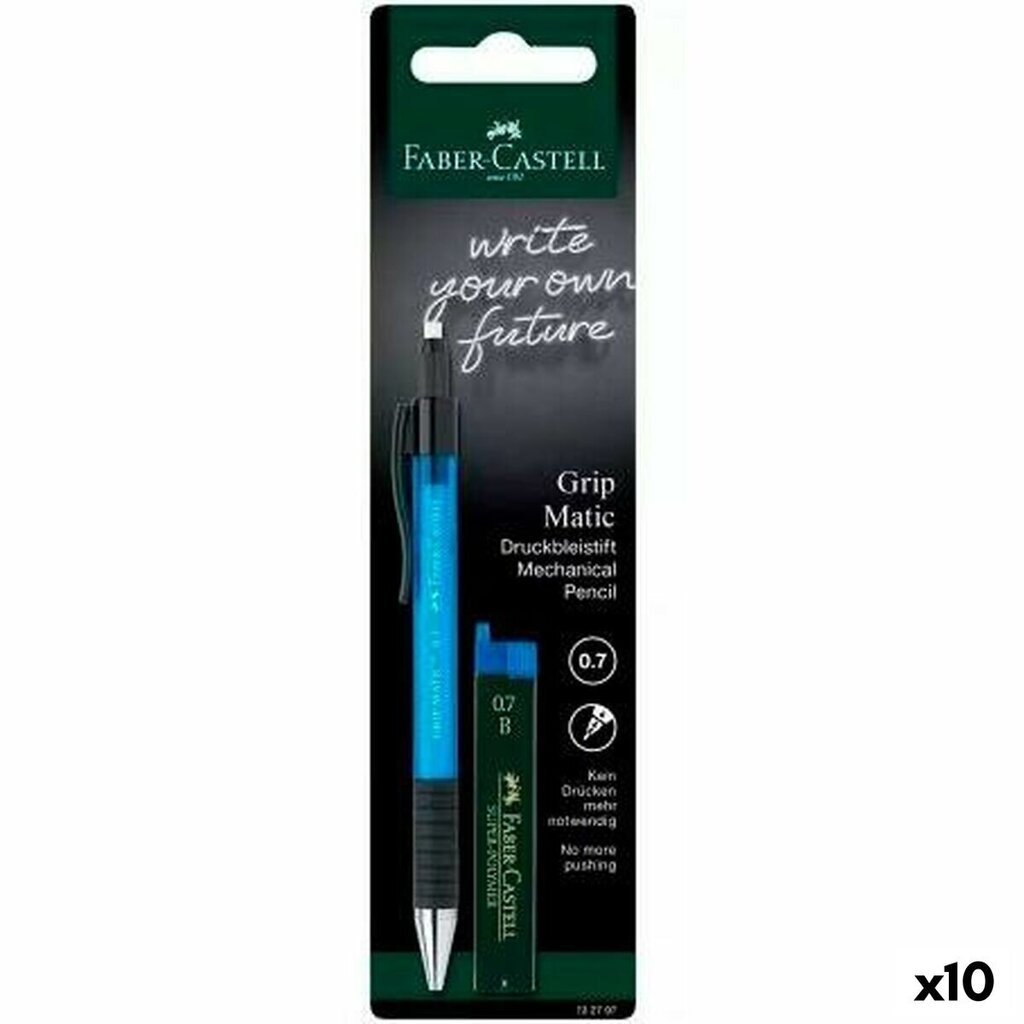 Faber-Castell Zīmuļu Serdeņu Turētājs Zils 0,7 mm (10 gb.) cena un informācija | Rakstāmpiederumi | 220.lv