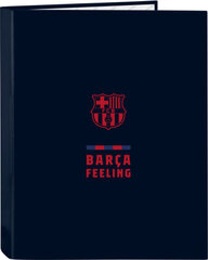 F.c. Barcelona Gredzenveida stiprinājums F.C. Barcelona Tumši Zils A4 (26.5 x 33 x 4 cm) цена и информация | Канцелярия | 220.lv