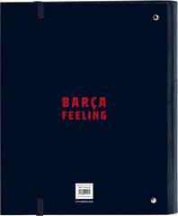 F.c. Barcelona Gredzenveida stiprinājums F.C. Barcelona Tumši Zils (27 x 32 x 3.5 cm) cena un informācija | Kancelejas preces | 220.lv