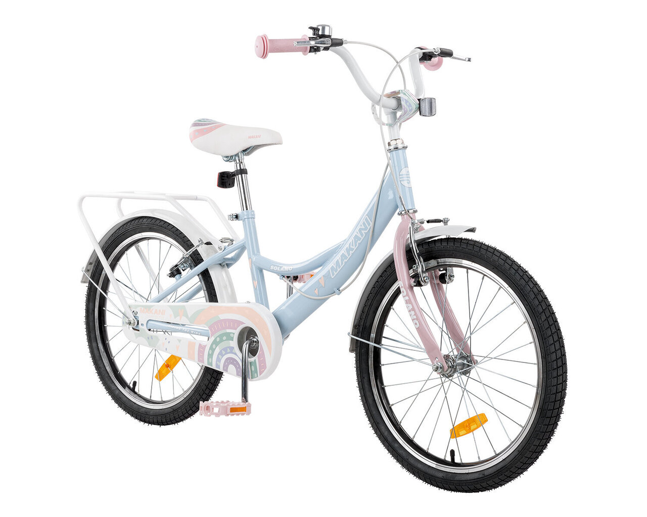 Bērnu velosipēds Makani Solano 20", gaiši zils цена и информация | Velosipēdi | 220.lv