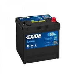 Аккумулятор Exide Excell EB504 50 Ah 360 A EN 12V цена и информация | Аккумуляторы | 220.lv