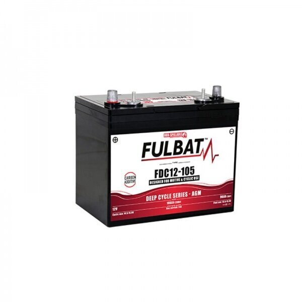 Akumulators Fulbat FDC12-105 Dual 108 Ah 12V cena un informācija | Akumulatori | 220.lv