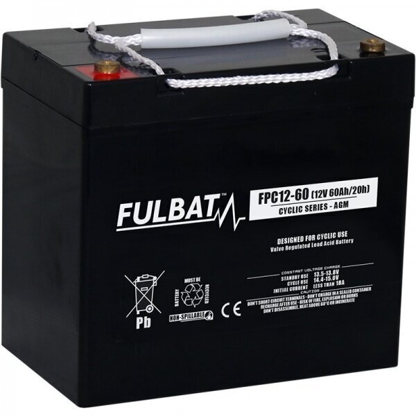 Akumulators Fulbat FPC12-60 T6 60 Ah 12V cena un informācija | Akumulatori | 220.lv