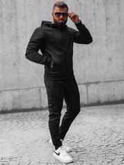 Vīriešu treniņtērps Eros, melns O/3A127/A128-50280-M cena un informācija | Sporta apģērbs vīriešiem | 220.lv