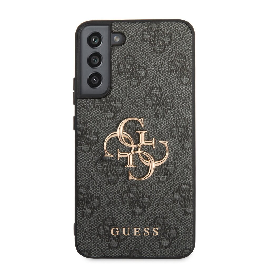 Guess PU 4G Metal Logo Case for Samsung Galaxy S23+ Grey cena un informācija | Telefonu vāciņi, maciņi | 220.lv