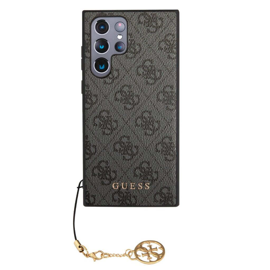 Guess 4G Charms Case for Samsung Galaxy S23 Ultra Grey cena un informācija | Telefonu vāciņi, maciņi | 220.lv