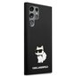 Karl Lagerfeld Liquid Silicone Choupette NFT Case for Samsung Galaxy S23 Ultra Black cena un informācija | Telefonu vāciņi, maciņi | 220.lv