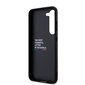 BMW M PU Carbon Blue Line Case for Samsung Galaxy S23 Black цена и информация | Telefonu vāciņi, maciņi | 220.lv