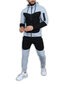 Vīriešu treniņtērps Rener, gaiši pelēks - melns PK3006-50165-XXXL цена и информация | Sporta apģērbs vīriešiem | 220.lv