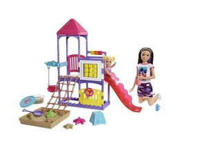 Lelles Barbie Skipper rotaļu laukums GHV89 cena un informācija | Rotaļlietas meitenēm | 220.lv