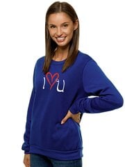 Sieviešu tumši zils džemperis Love JS/W01-50237-XXL цена и информация | Женские толстовки | 220.lv