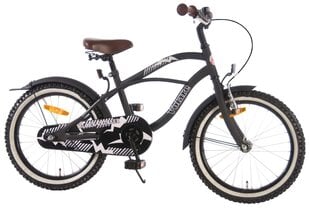 Велосипед для мальчика Volare Black Cruiser 18'' 27 см, черный матовый цена и информация | Велосипеды | 220.lv