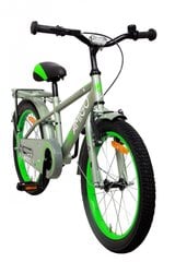 Zēnu velosipēds Amigo Sports 18'' 26 cm, pelēks/zaļš cena un informācija | Velosipēdi | 220.lv