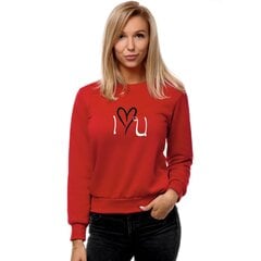 Sieviešu sarkans džemperis Love JS/W01-50242-XXL cena un informācija | Jakas sievietēm | 220.lv