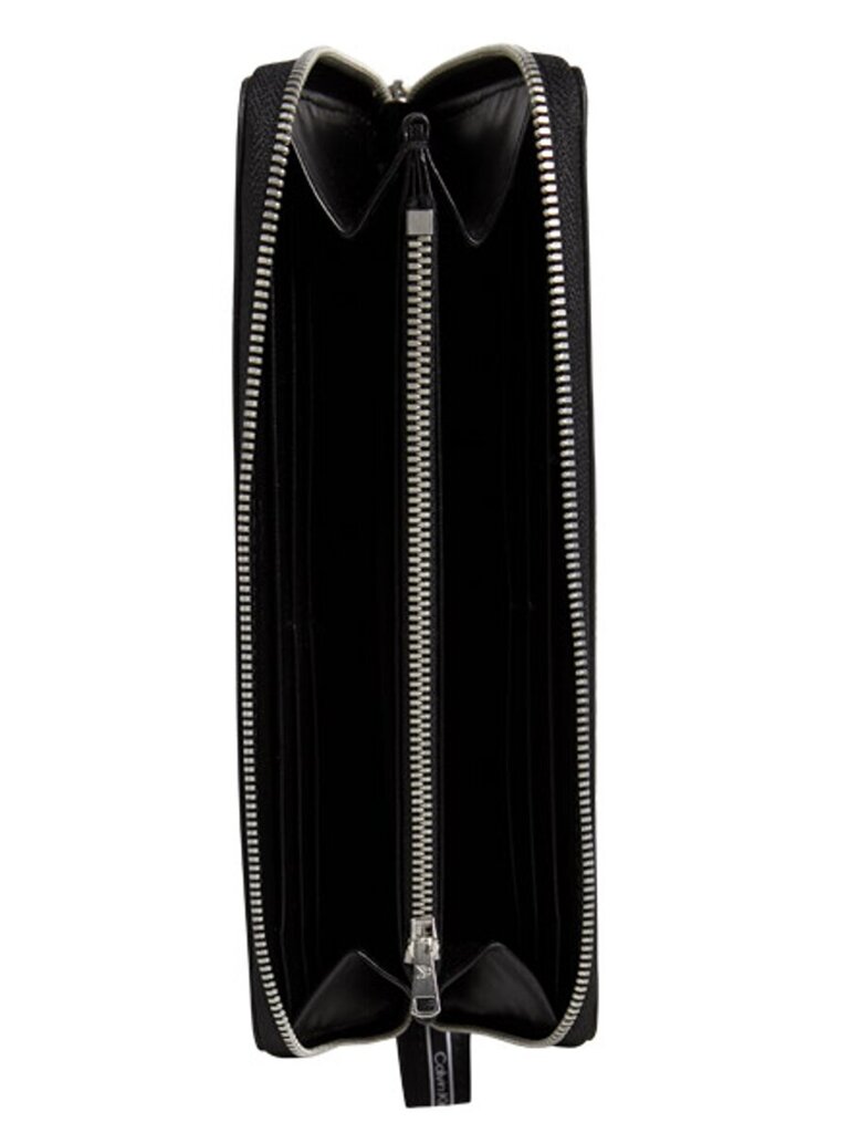 CALVIN KLEIN Ultralight Zip Around Wristlet Black 545007028 cena un informācija | Sieviešu maki, karšu maki | 220.lv