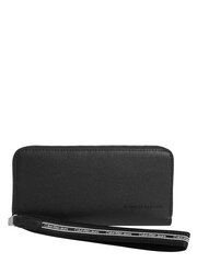 CALVIN KLEIN Ultralight Zip Around Wristlet Black 545007028 цена и информация | Женские кошельки, держатели для карточек | 220.lv