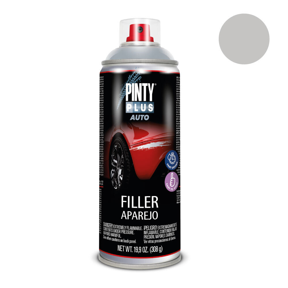 Pelēka pildoša šķidra špaktele aerosolā 400ml PintyPlus Auto цена и информация | Grunts, špaktelis  | 220.lv