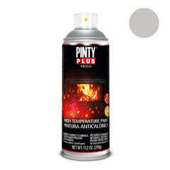 Karstumizturīga sudraba aerosola krāsa 600ºC 400ml PintyPlus Tech cena un informācija | Krāsas | 220.lv