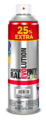Akrila aerosola krāsa alumīnijs RAL 9006 PintyPlus Evolution 500ml cena un informācija | Krāsas | 220.lv