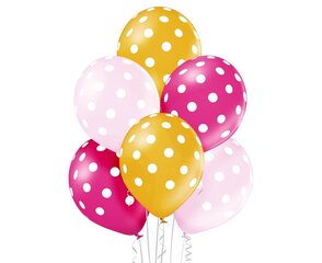 Набор воздушных шаров Polka Dots, 6 шт, 12"/30 см, 4021 цена и информация | Шарики | 220.lv